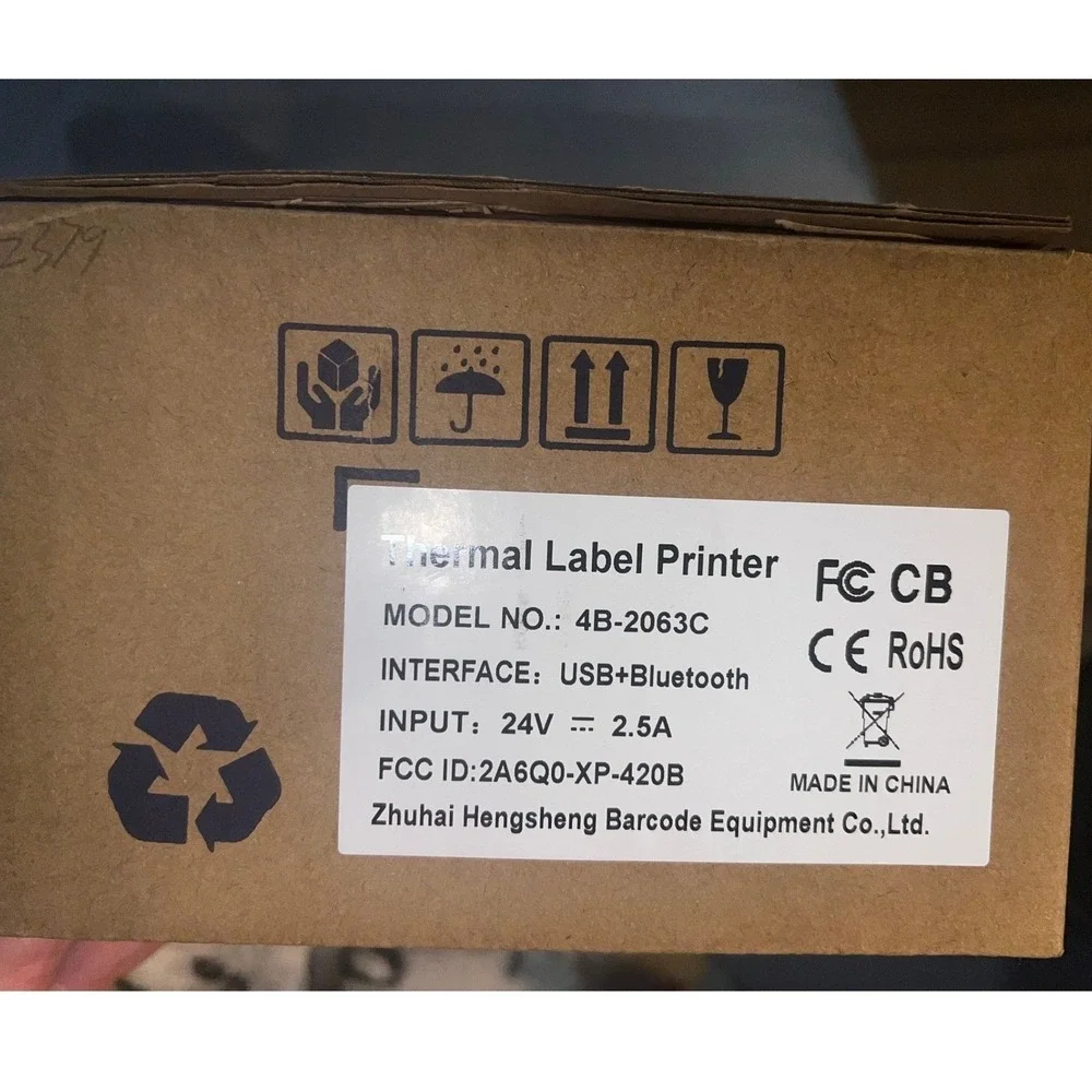 Svantto 4B 2063C Thermal Label Printer USB Bluetooth Barcode Equipment‎ Co Ltd